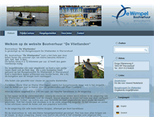Tablet Screenshot of bootverhuurdevlietlanden.nl